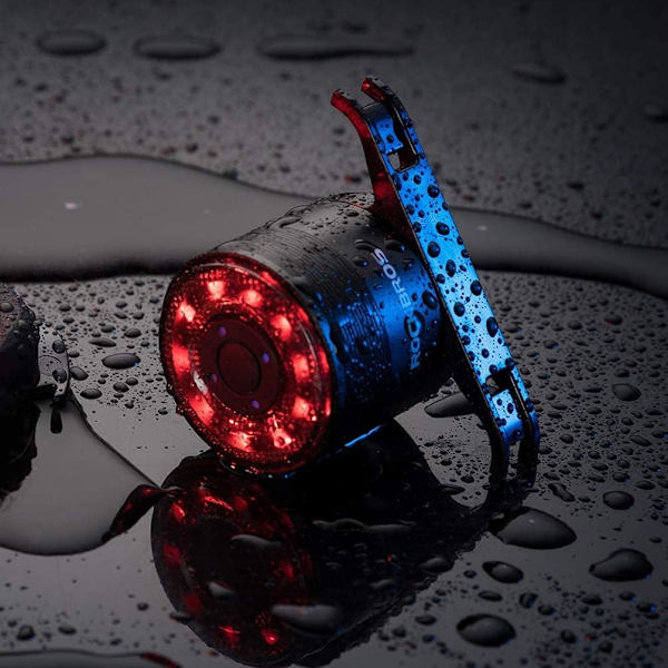 Smart Sykkellys Bak, USB Ladbar Baklys, LED Bak
