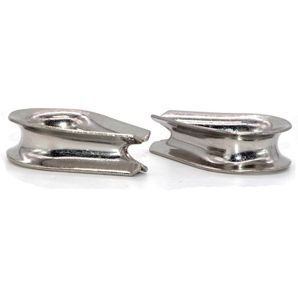 Kabeltråd Lugs til 4mm Rustfrit Stål Marine Wire 10stk