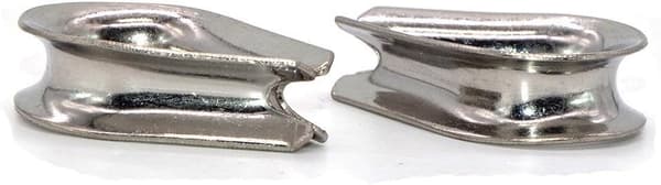 Kabeltrådlugger for 4mm rustfritt stål marinewire 10 stk