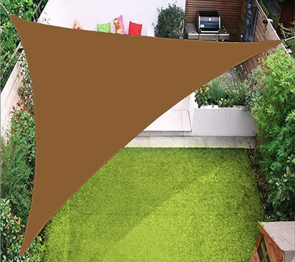 Triangelmarkis, 4 * 4 * 4m markis, uteplatsmarkis, lämplig