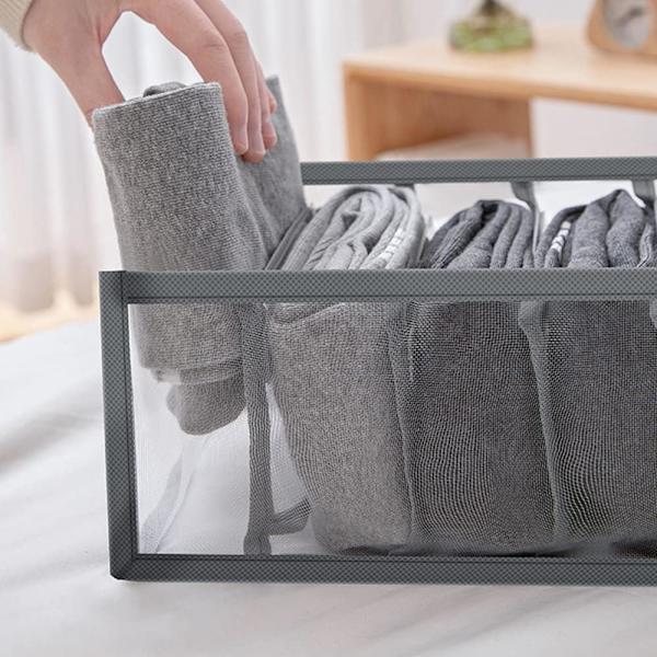 2 Foldbare Skuffer Organiser, Underundertøj Opbevaring, Tøj Dr
