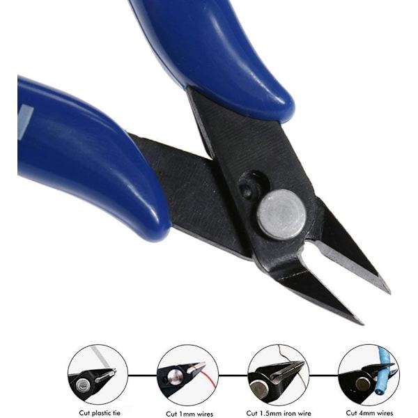 5\" Mikro Klippetang Elektrisk Ledning Kabel Kutter Diagonal Side