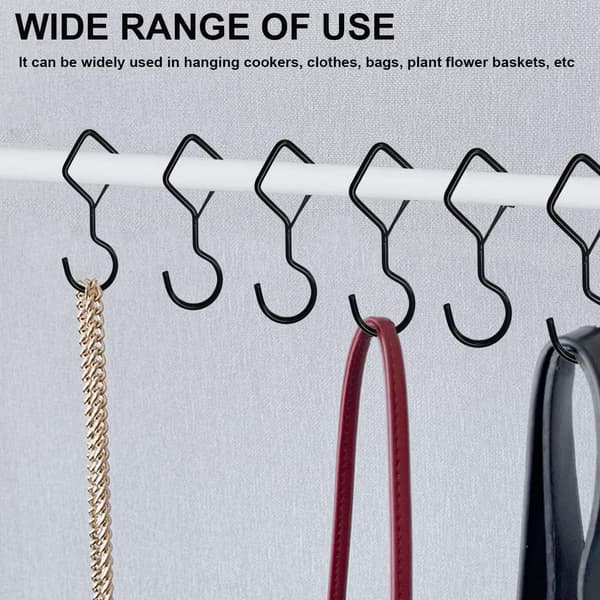 S-kroge med spænde S-krog Heavy Duty Metal Hook, Multifunktionel