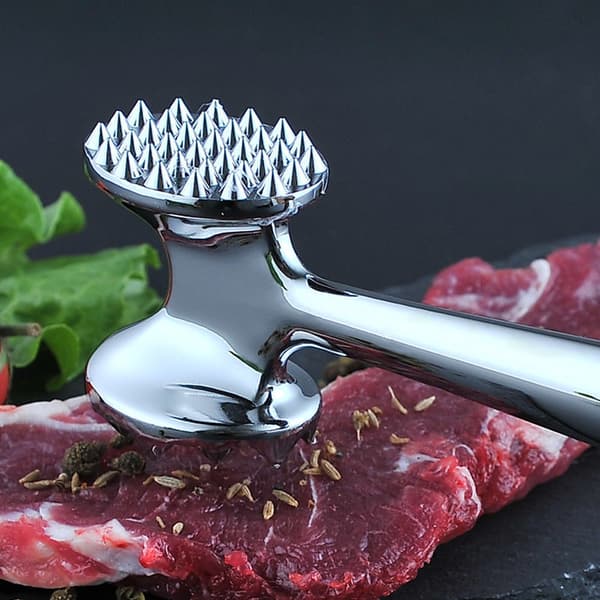 Kjøttmørtningshammer for kjøkken og grill - Robust rustfritt stål DXGHC
