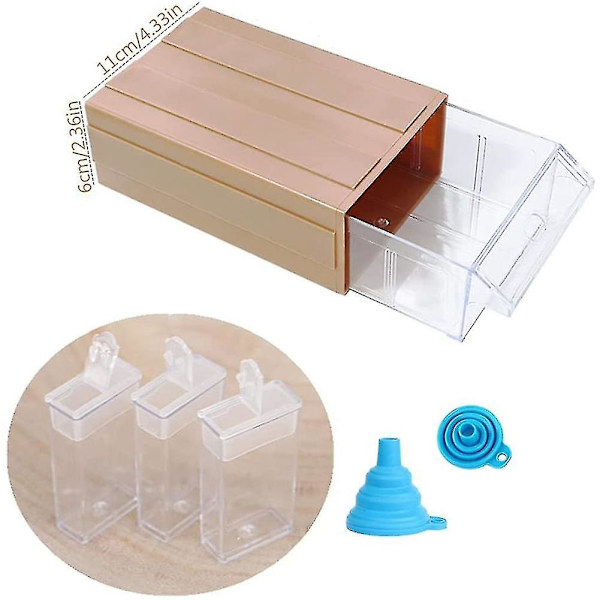 Stapelbar processlåda Gör-det-själv Art Bead Storage Container DXGHC