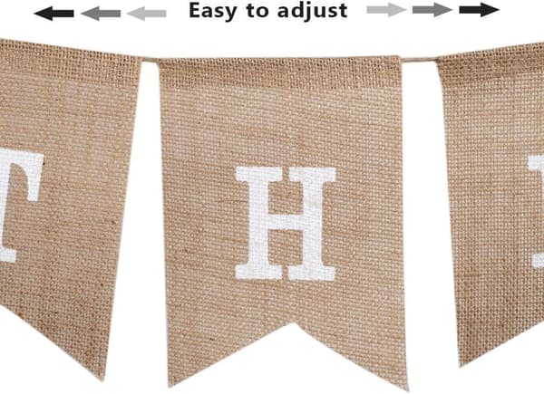 12 stykker banner, perfekt DIY dekoration trekant flag til bryllup
