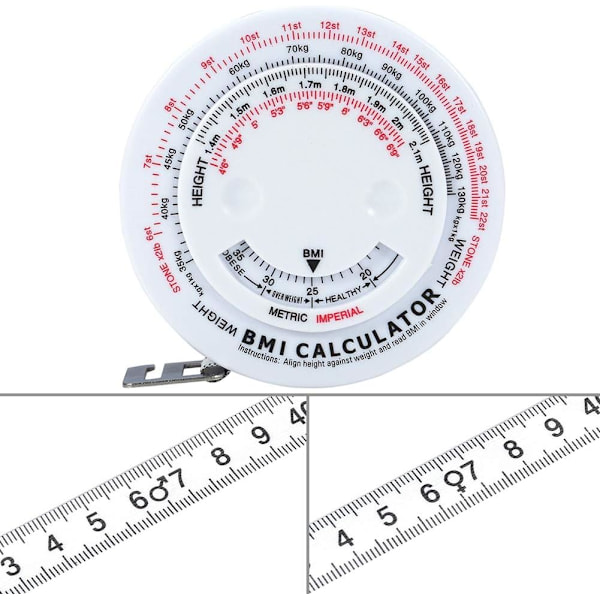 BMI Anatomical Body Meter BMI:n laskimella kehon korkeudelle