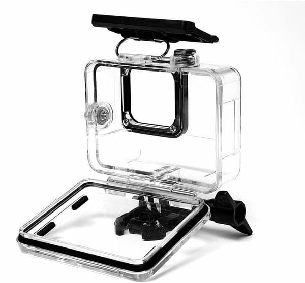 Vandfast etui til GoPro Hero 9 Hero 10 Actionkamera Sort 148f