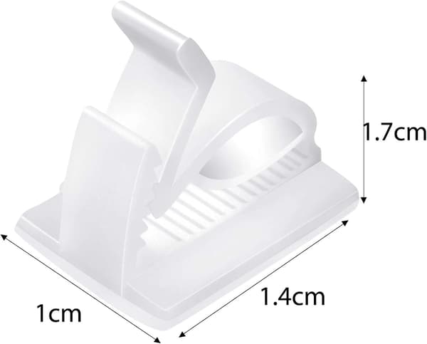 Mini Utendørs Wire Klips med Limstrimler Lys Klips Dekorativ