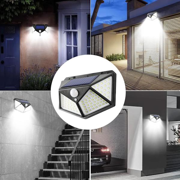 Utendørs solcellelampe bevegelsessensor lys LED-projektor utendørs DXGHC