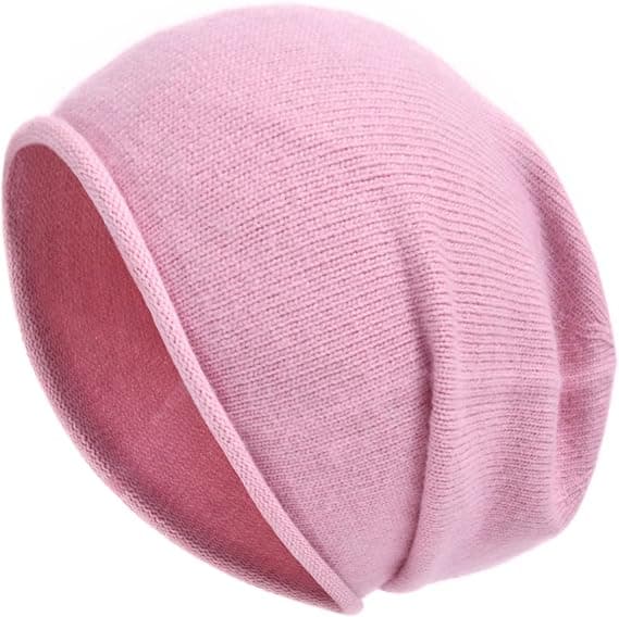 Vinterstrikket Beanie-Huer til Kvinder, Kaskemir-Uldblød Blød K