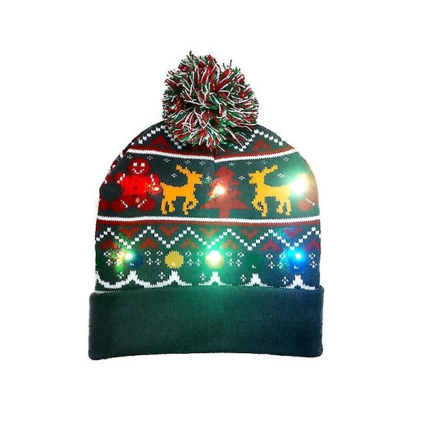 Juldekorationer,led Stickad Julmössa Beanie Light DXGHC