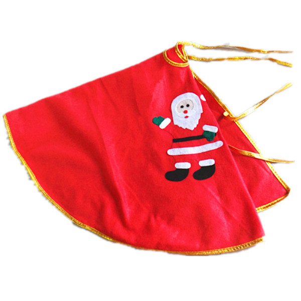 Phnom Penh Gammel Mand Appliqué Juletræsskørt 90cm Non-Woven