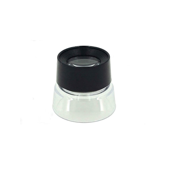 10X Power Stand Lupe, Sort/Klar (1 stk.)