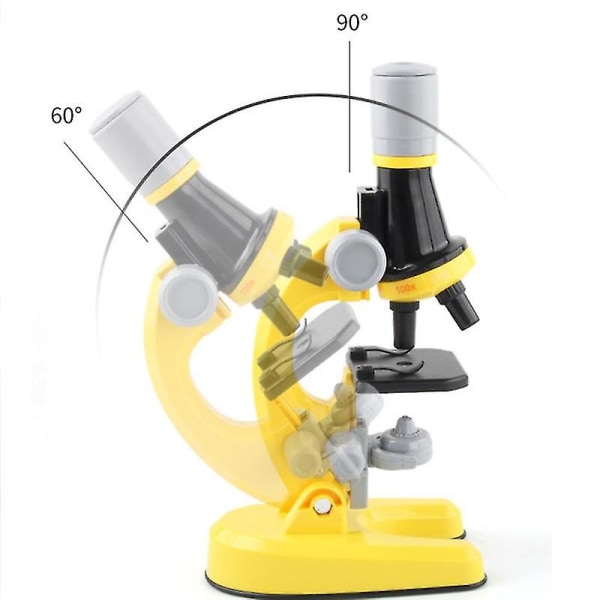 1 leketøysmikroskop for barn, vitenskapelig eksperimentsett, mikroskop sc