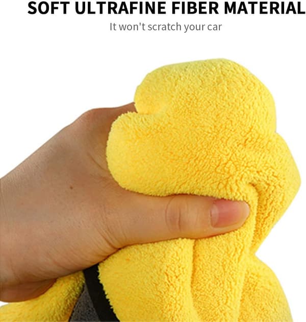 Mikrofiberduk för bil, 3-pack, 60 x 30 cm, Ultraabsorberande Mikro