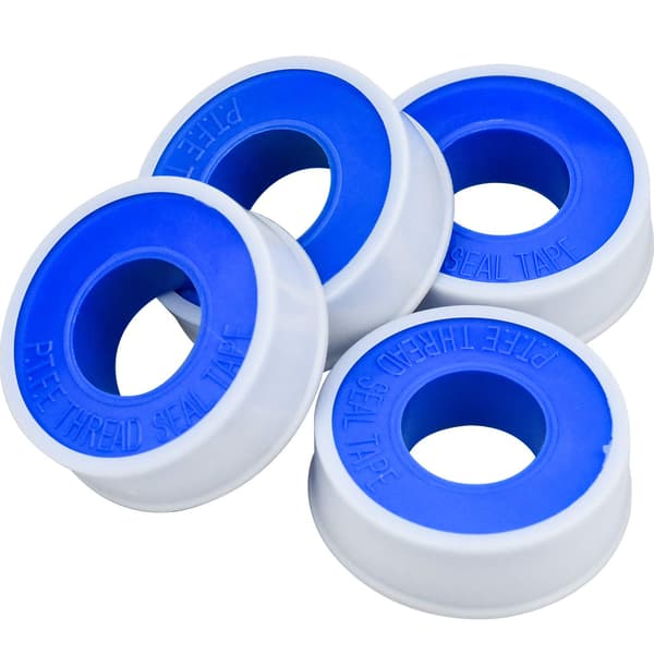 4-pack Teflontejp, 12mm × 0,075mm × 10m PTFE Industriell Tätning
