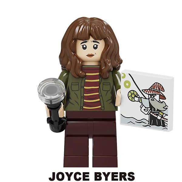8 stk. Stranger Things-serien samlede byggeklodser legetøjssæt minifigurer model børnegave, A