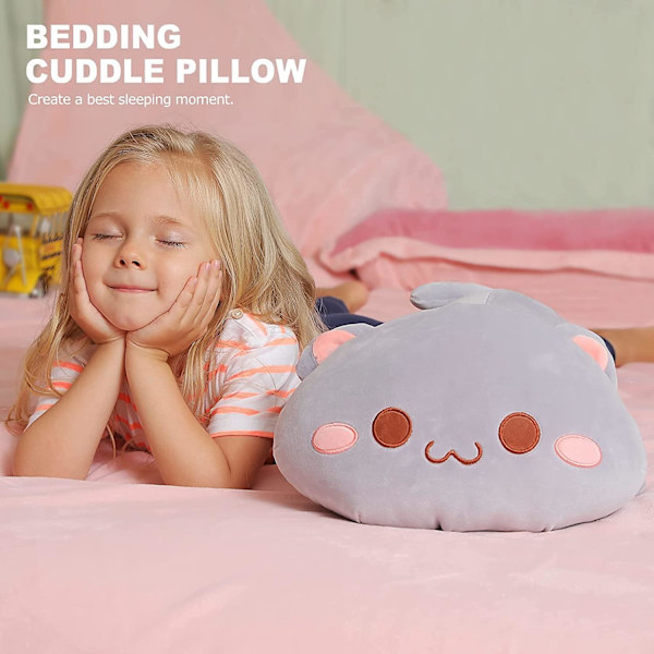Plush Kudde, Söt Kattdocka Kudde, Mjuk Cartoon Anime Leksak, DXGHC