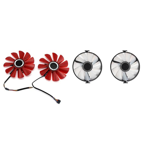 2x 85 mm diameter Rx-570-2048sp Rx-580 kompatibel med Rx570 4 DXGHC