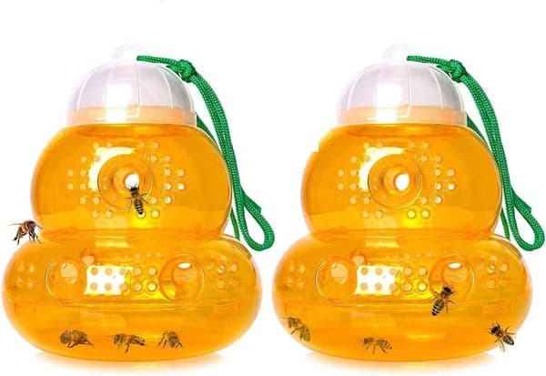 2 st. Getingarfälla Hängande Trädgård Getingar Hornet Bi Fälla Fångare, Be DXGHC