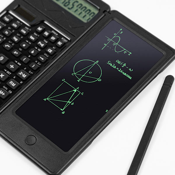 Bred solcelledrevet funktionel lommeregner Tablet Bærbar 12-cifret display