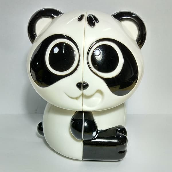 Mini Panda 2x2 Kubnyckelringspussel