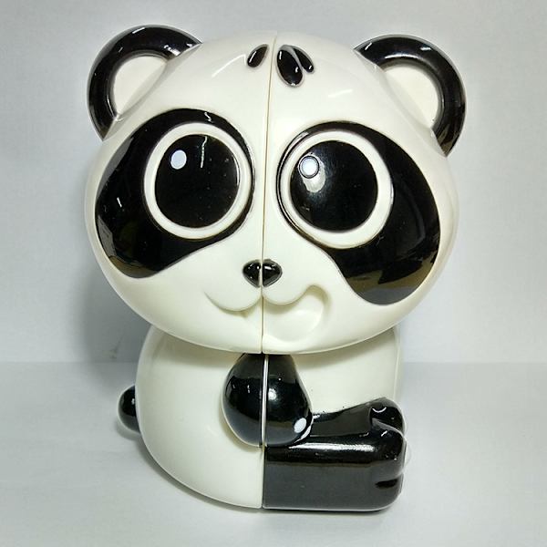 Mini Panda 2x2 Nøglering Puslespil
