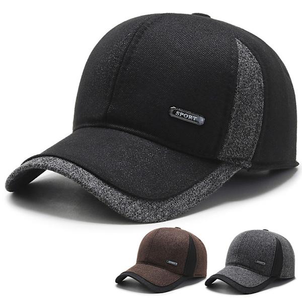 Seniorhat til mænd - Baseballkasket til efterår/vinter