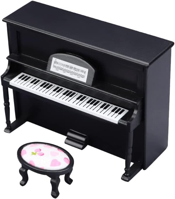 1 Set Dockhus Vertikal Mini Musikinstrument Piano I
