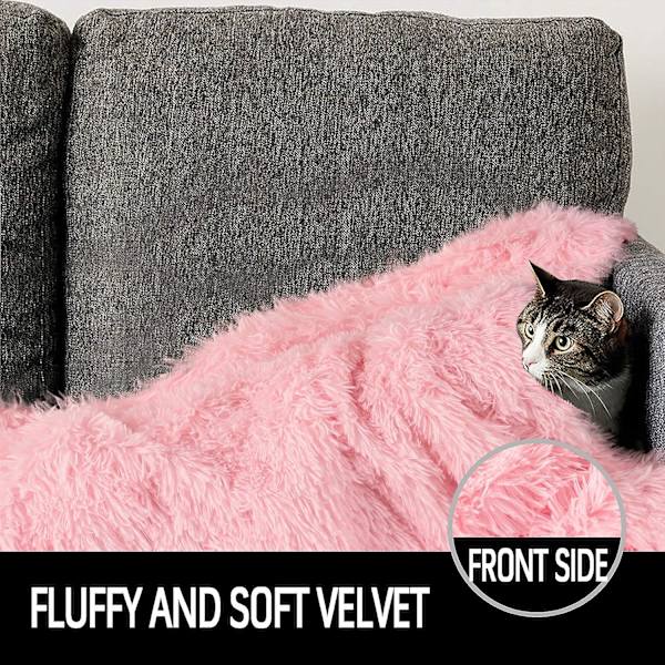 Lyxig Fluffig Hundtäcke, Extra Mjukt och Varm Sherpa Fleece Husdjur