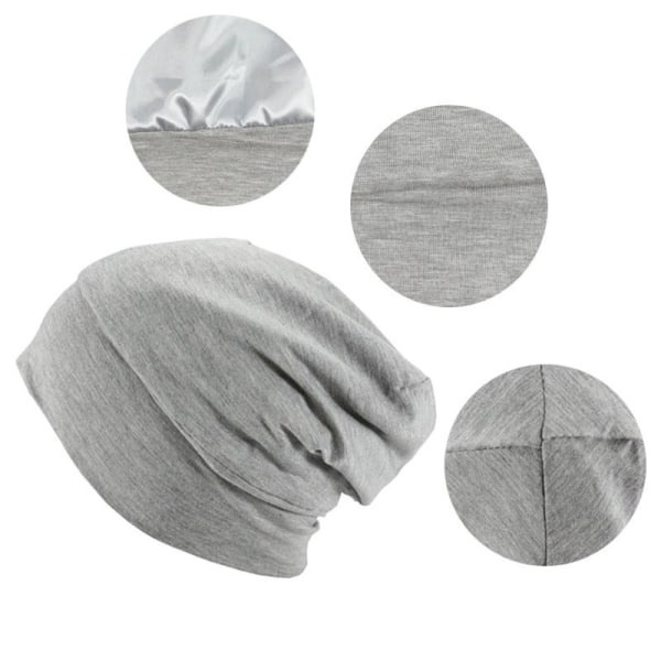 Vändbar Beanie i Ensamma Färger, Mjuk Beanie, Lätt och Mjuk