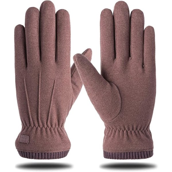 Womens Winter Warm Touchscreen Handskar Thermal mjukt foder Elastiskt