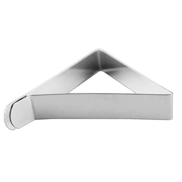 3 stk. rustfrit stål dugklemmer trekantklemmer dugklemmer