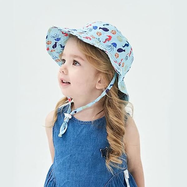 Unisex Vauvan ja Lapsen Aurinkohattu Kalastajan Hattu Vauvan Bucket Hatit Laajat