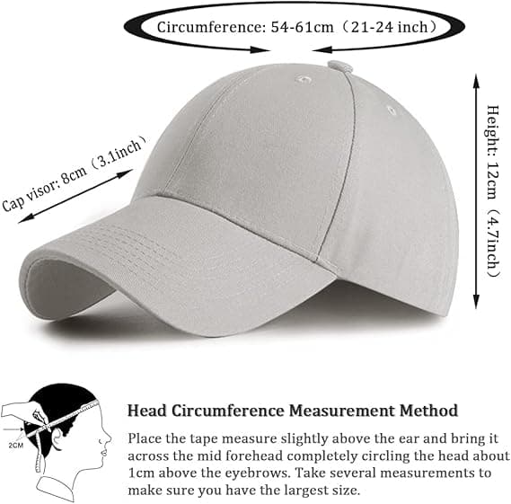 Baseballcaps, Trucker Caps Snapback Hat for Sport Hip Pop Golf - M