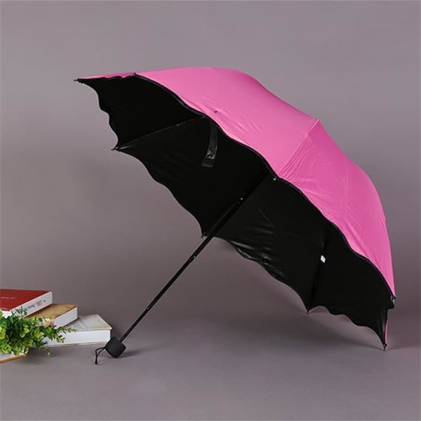 Paraply Anti UV Folding Paraply Dam Parasoll Kvinna Vikbar