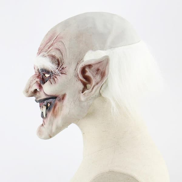 Vitbrynad Monster Skrämd Mask Huvudbonad DXGHC