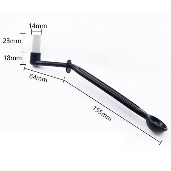 Kaffe- och espressomaskinsborste i nylon med sked (2-pack)