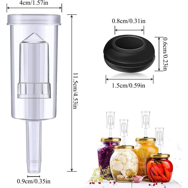 Fermentoinnin pysäyttäjä Fermentoinnin ilmalukko Fermentoinnin ilmalukko wi