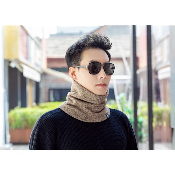 2-pack Herrscarf - Vadderad Halsduk - Varm Halsduk för Vinter - N