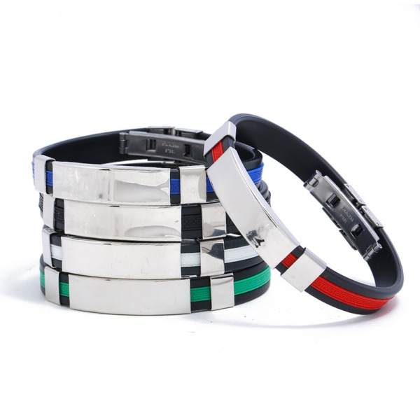 Titanium stål personlighed koreansk version is-ud mænds armbånd s