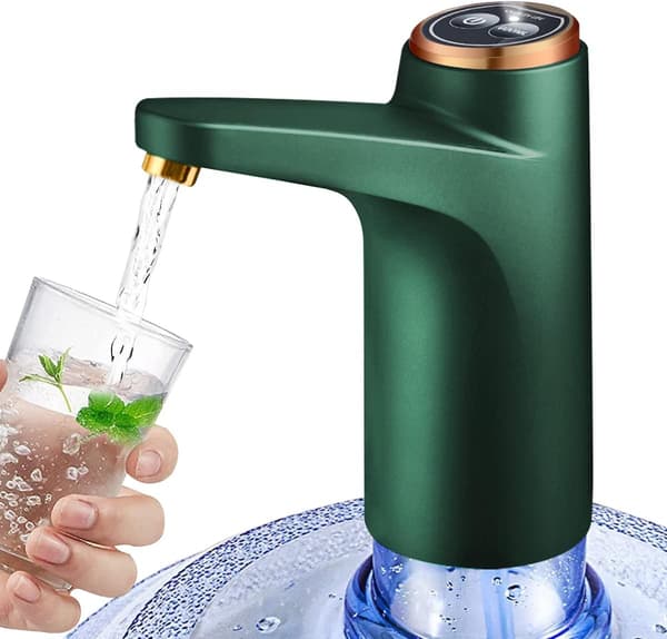 Vattenbehållare Pump (grön) för 5 Gallonsflaska, Kvantitativ Dri
