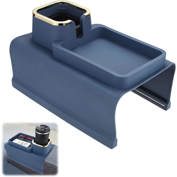 Halksäker Silikon Soffa Koppmuggbricka med Koppmugg, Recliner