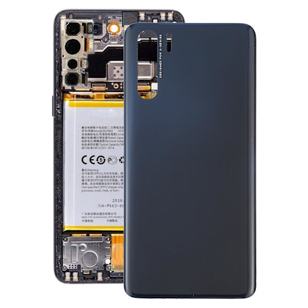 Bakre cover för Oppo A91/f15 Pcpm00 Cph2001 Cph2021 DXGHC