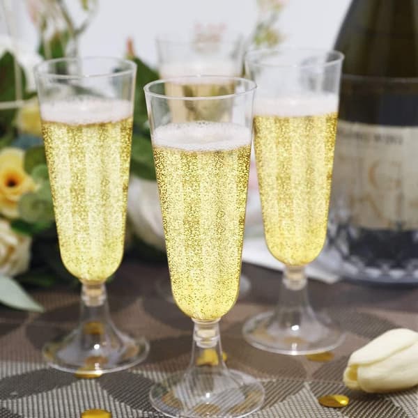 Plast champagnekopp 2 stk plast champagnefløyte - 150ml pl