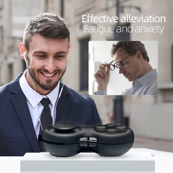 1 Stykke Fidget Pad for Barn og Voksne Controller Fidget Leke Str