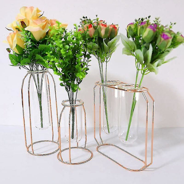 S Creative Hydroponic Vas Nordic Ins Hem Vardagsrum Rose G DXGHC
