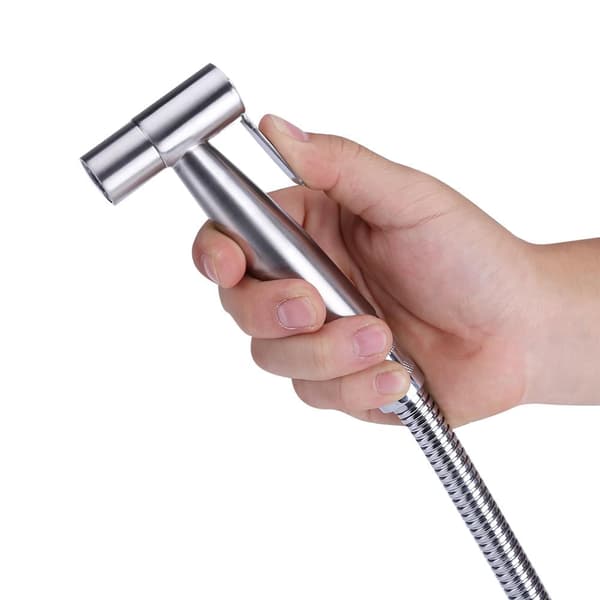 Håndholdt Bidet Sprøjte til Toilet, 7/8\" Rustfrit Stål Justerbar