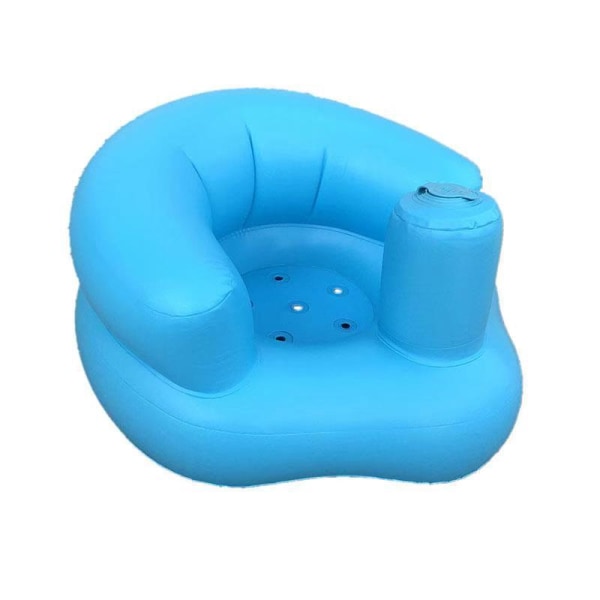 Barnens Uppblåsbara Lärande Stol Baby Badpall PVC Liten